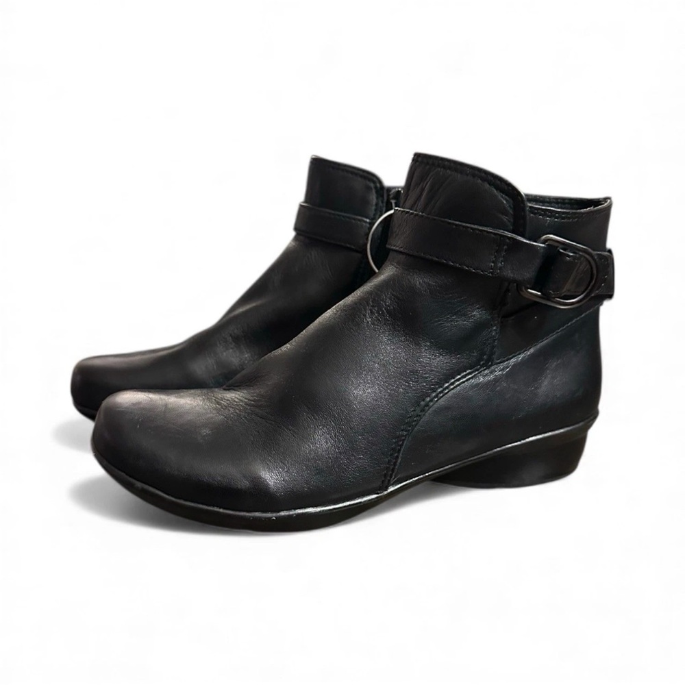 🔺SOLD🔺NEW! NATURALIZER Colette Ankle Booties Women’s Comfort Leather Boots Black